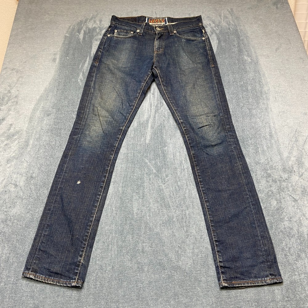 Vintage Levi's 511 The Original Skinny Jeans Mens 30x32.5 Blue Denim Low Rise